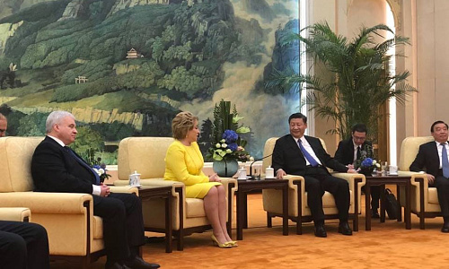Переговоры делегации российских парламентариев с Председателем КНР Си Цзиньпином прошли в самой дружеской атмосфере, в духе полной откровенности и совпадения позиций..jpg